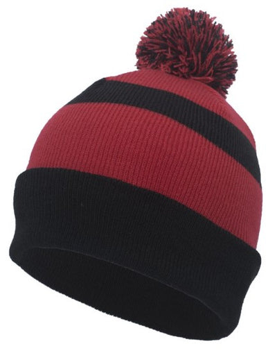 Pom-Pom Cuff Beanie