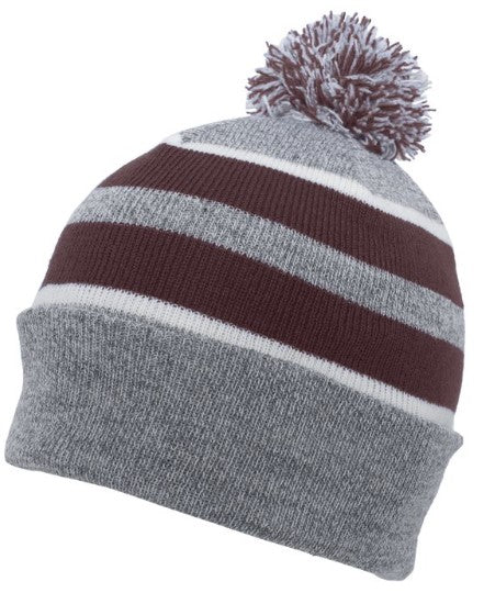 Pom-Pom Cuff Beanie