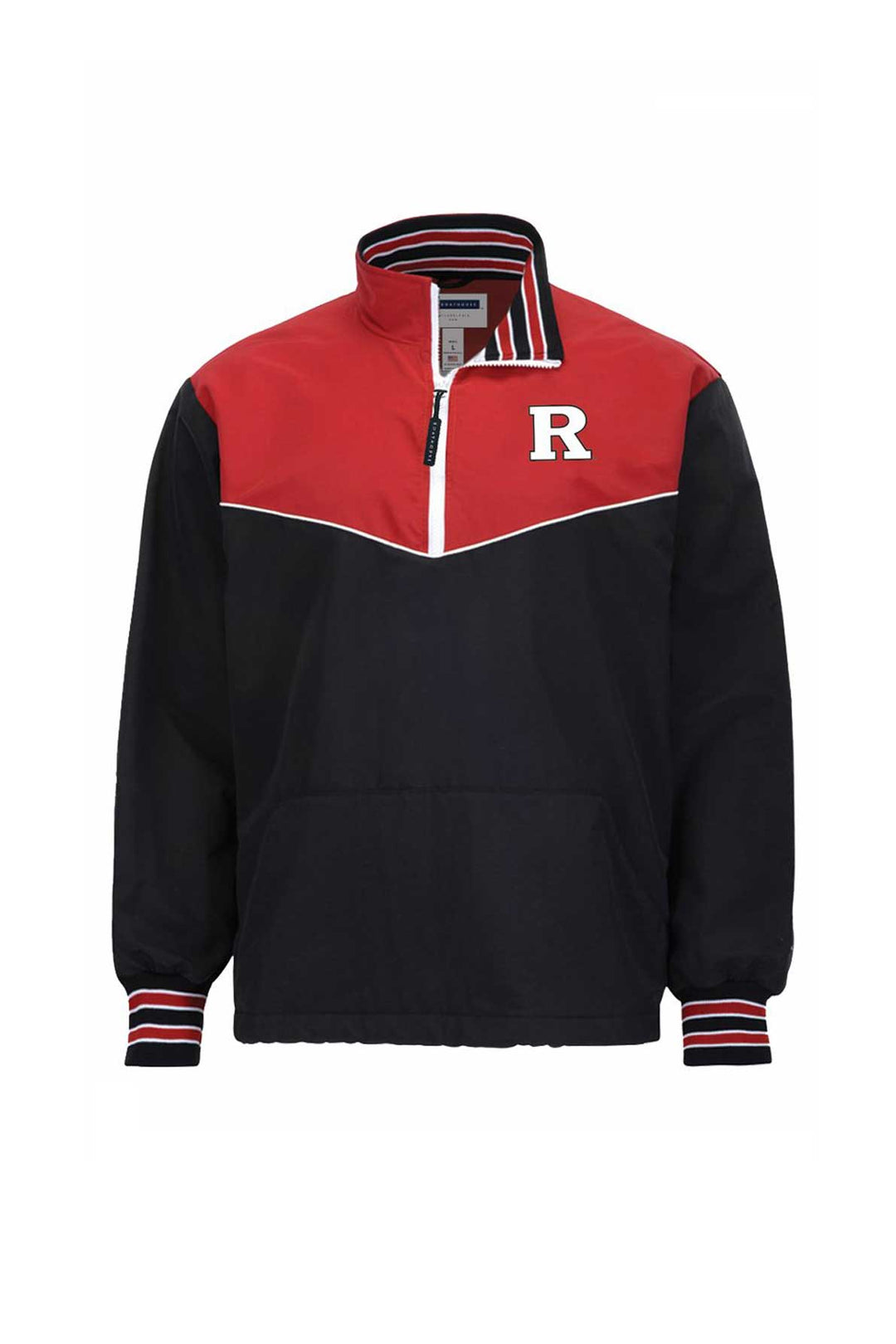 Half zip windbreaker men's sale