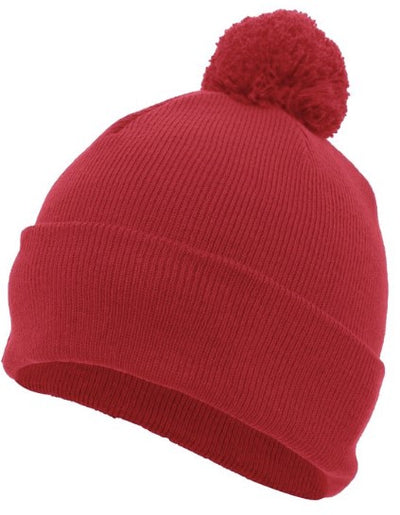 Pom-Pom Cuff Beanie