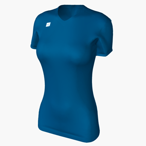 Boathouse Custom Women's Short-Sleeve Backstretch Compression Top Blank / Solid