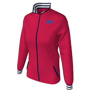 Women's Victory Custom Windbreaker Jacket Solid / Supplex / Knit Cuffs